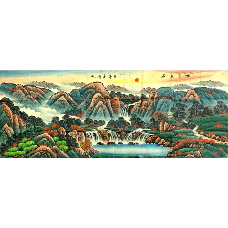 旭日东升  吴湖帆（款）