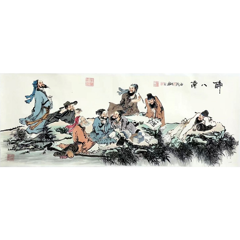醉八仙  李新社（款）