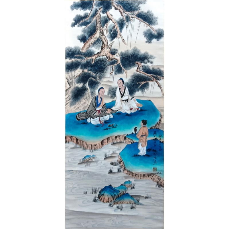 人物 张大千（款） 8216
