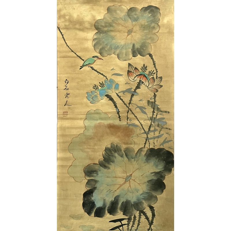荷花  齐白石（款）  8100