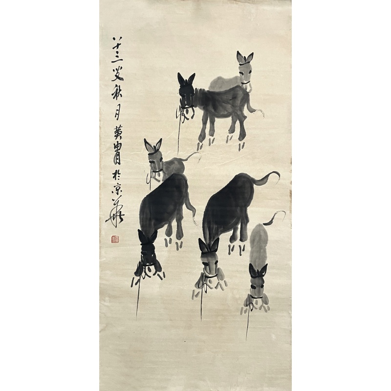 毛驴  黄胄（款）  8777