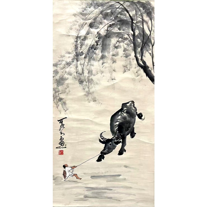牧牛图  李可染（款）  8522