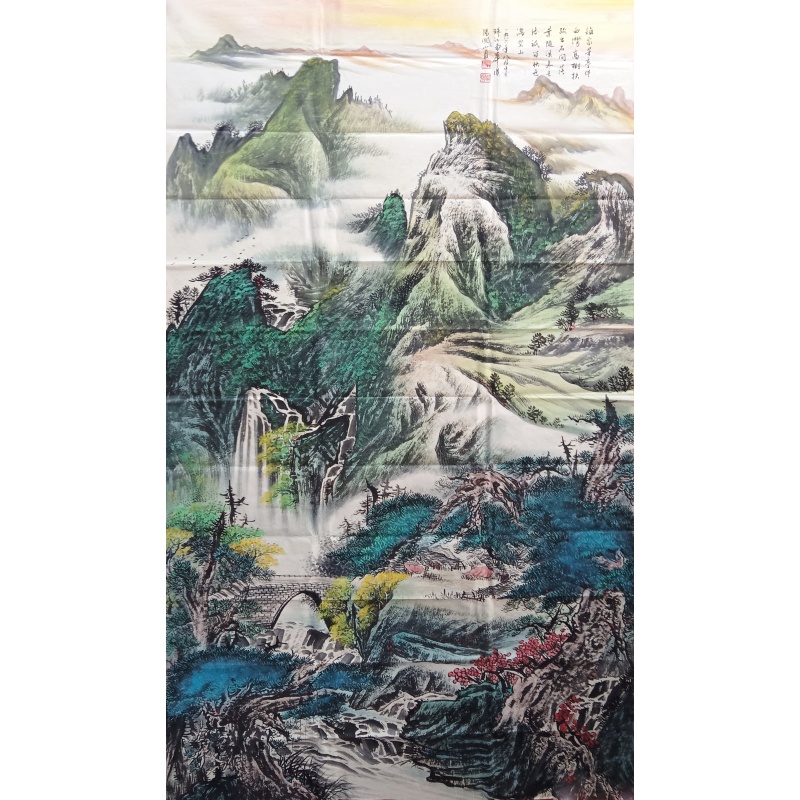 珠江南岸 关山月（款） 8734