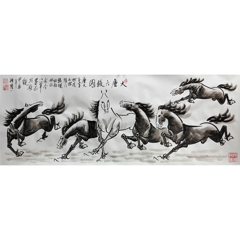 大唐六骏图 释隆一（款） 8370