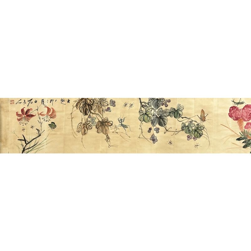 草虫册页 齐白石（款）53188
