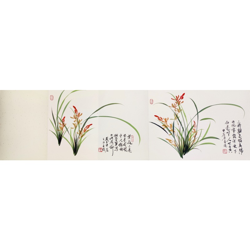 兰花册页 董金丛（款）54390