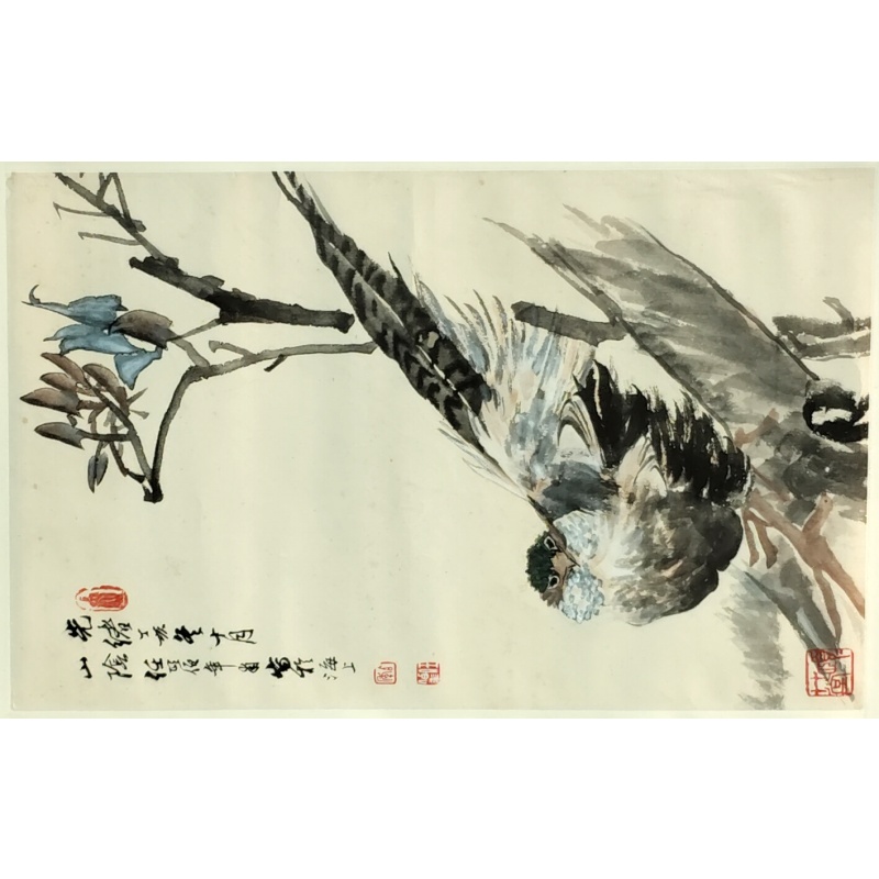 鸟   任伯年（款）5945