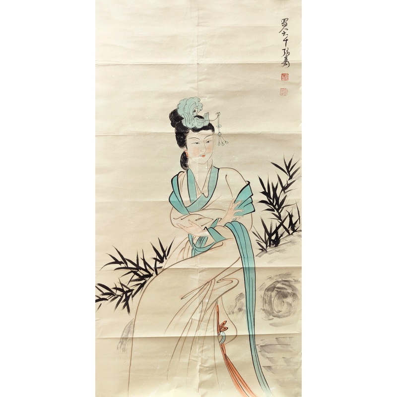 美女图 张大千（款）53998