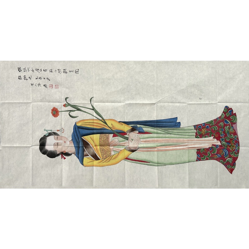 仕女图 张大千（款）50257