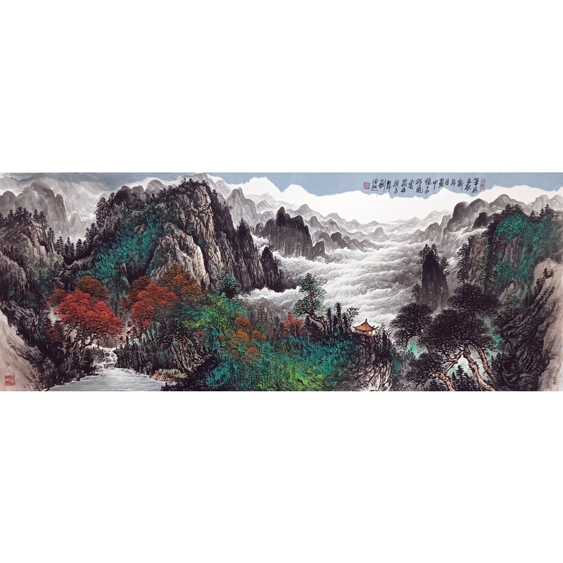 山水图 刘德超（款）50957
