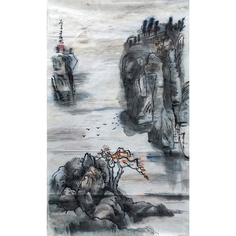 山水 李可染（款）830020