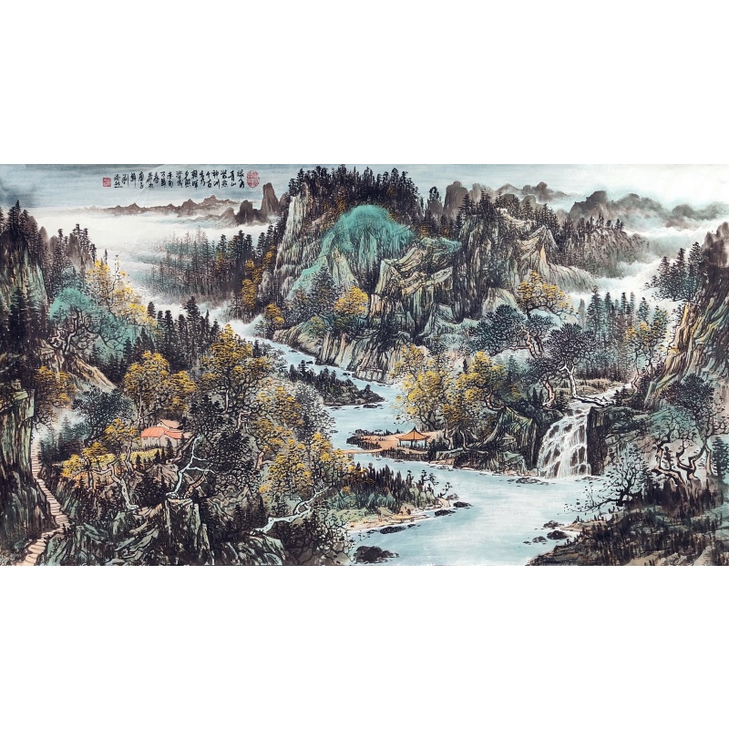 青山绿水 刘德超（款）50959