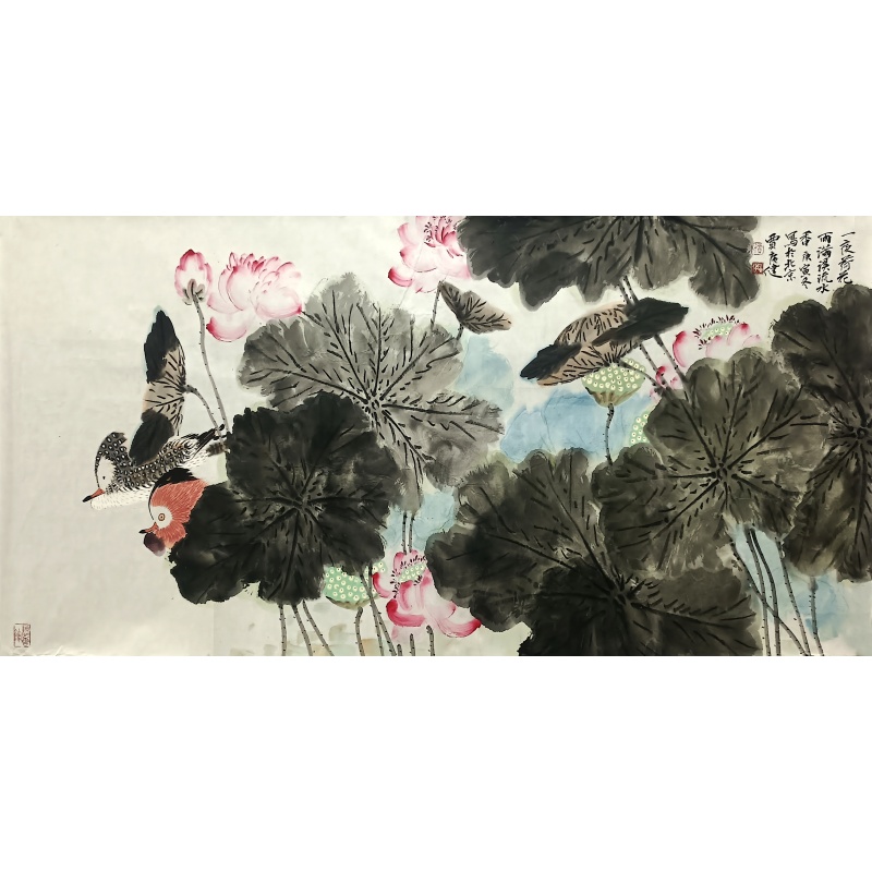 荷花图 贾广健（款）54361