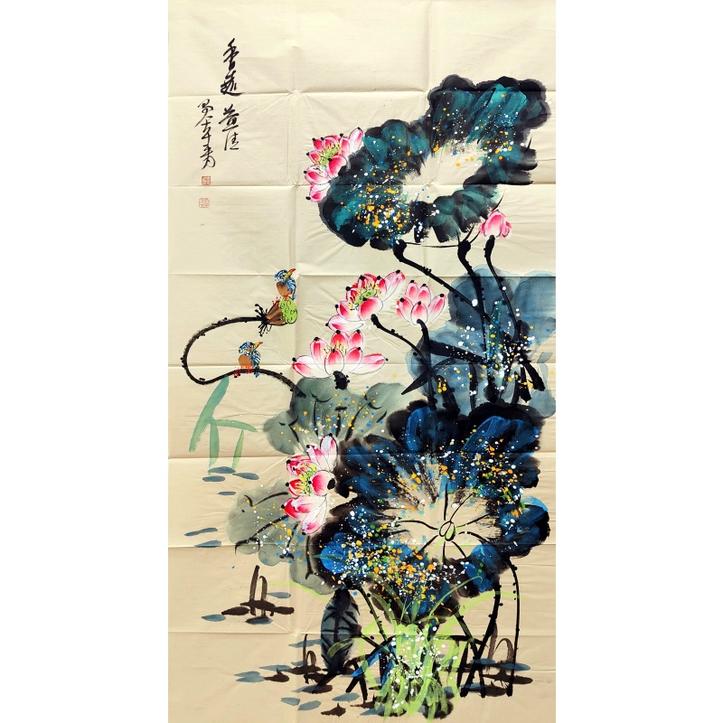 花鸟图 张大千（款）50019