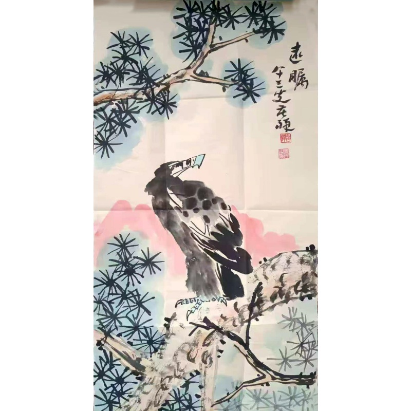 鹰 李苦禅（款）830005