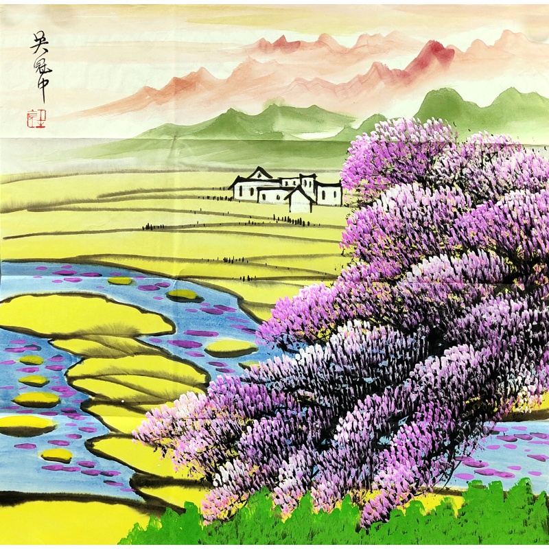 山水图 吴冠中（款）50018