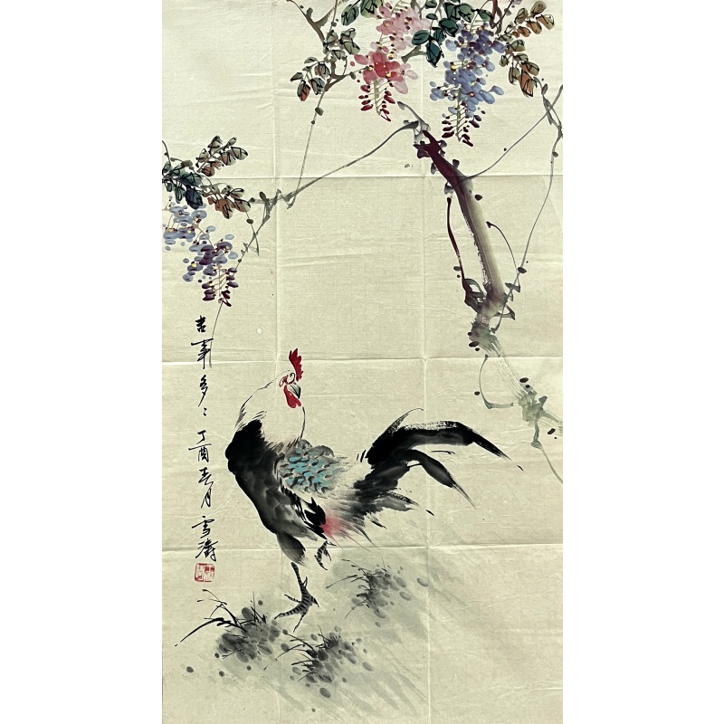 紫藤大公鸡 王雪涛（款）53257