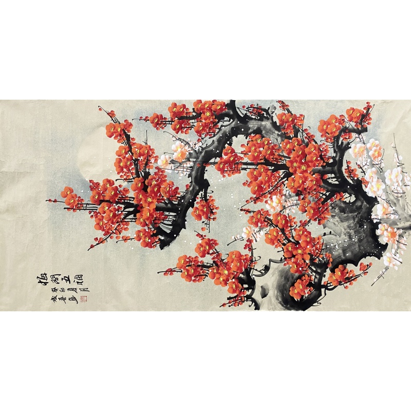 梅开五福 张成喜（款）51531