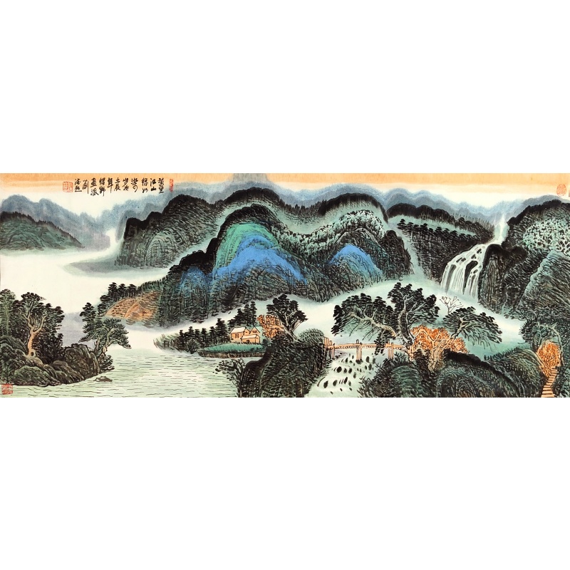 万里江山 刘德超（款）50956