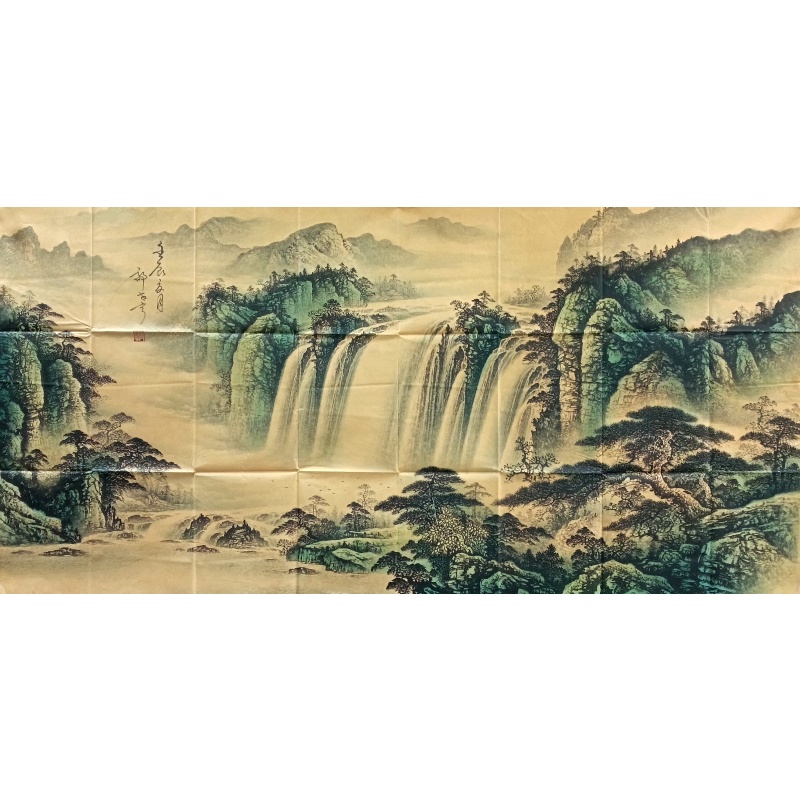 山水画 郎世宁（款）830032