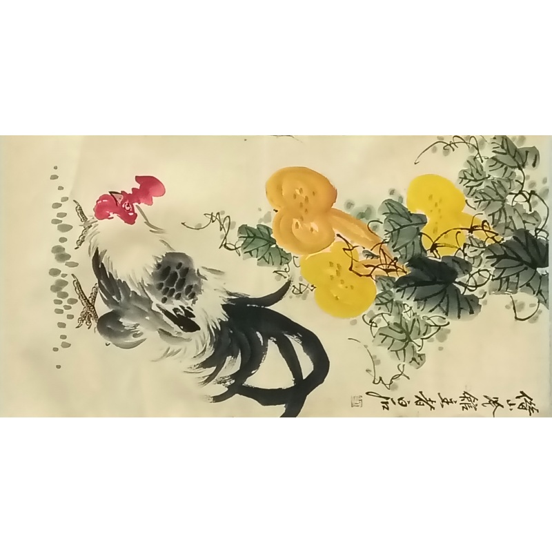 福禄吉祥 齐白石 白雪石 陆俨少（款）830040