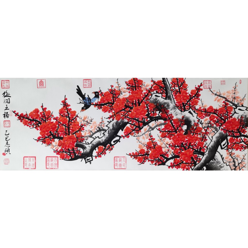 梅开五福 许志领（款）50135