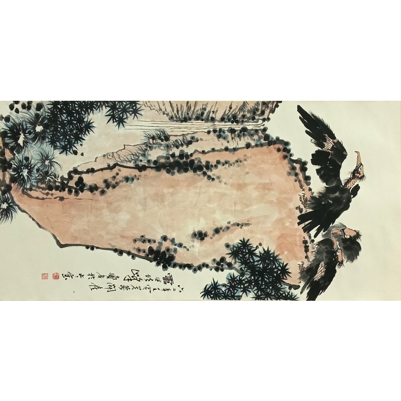 三鹰图 潘天寿（款）53510