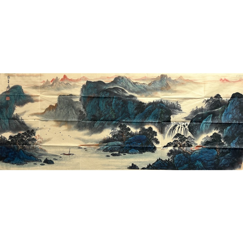 山水 张大千（款）830113