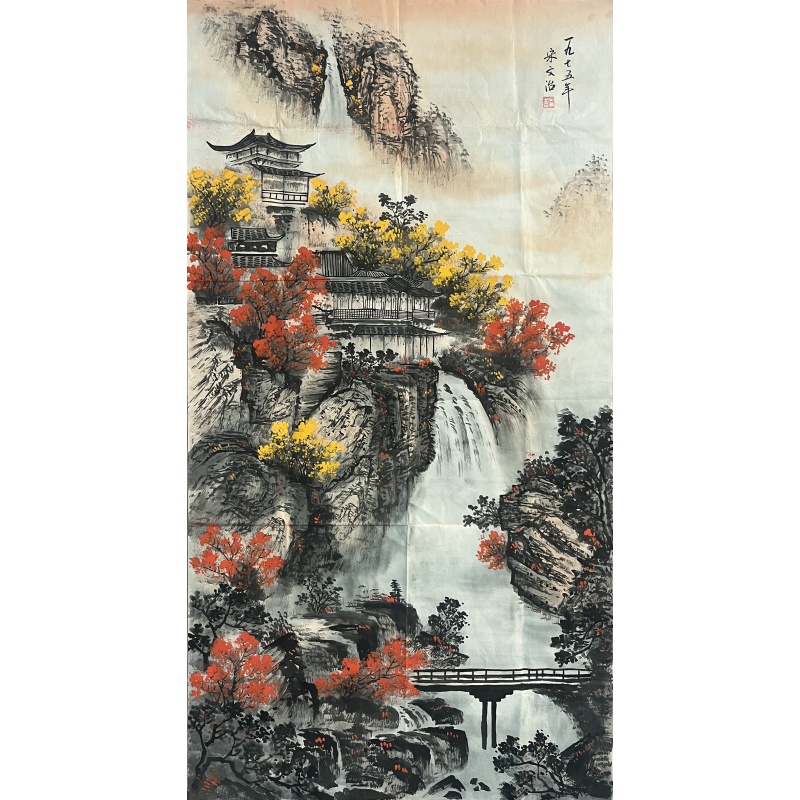 阁楼林山水 宋文治（款）7737