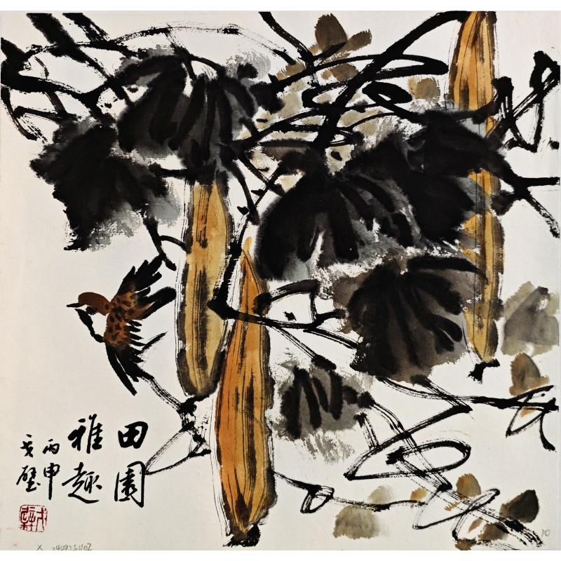 田园雅趣  戈炳南（款）  5136