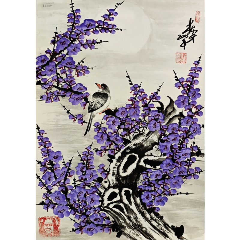 紫梅  杜宝才（款）  5280