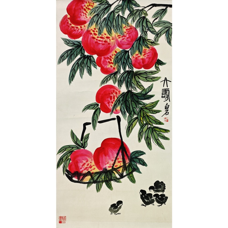 寿桃  齐白石（款）  6573