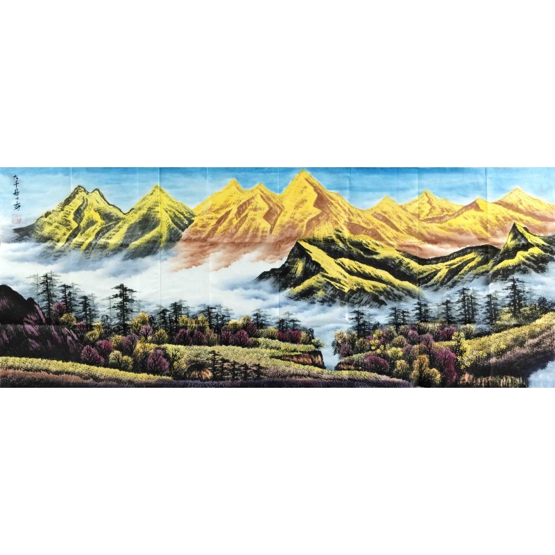 金山 张大千（款）52073