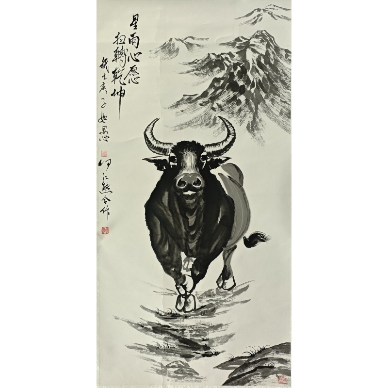 星雨心愿  何江熊（款）  54909