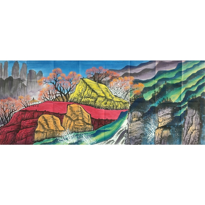 风景如画 吴冠中（款）6261