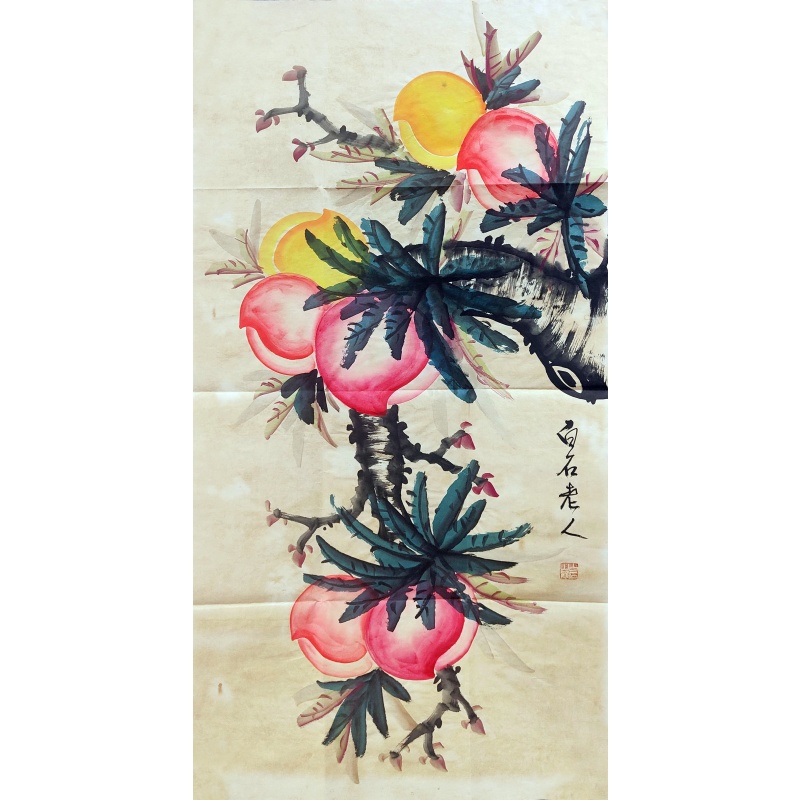 桃子 齐白石（款）52218