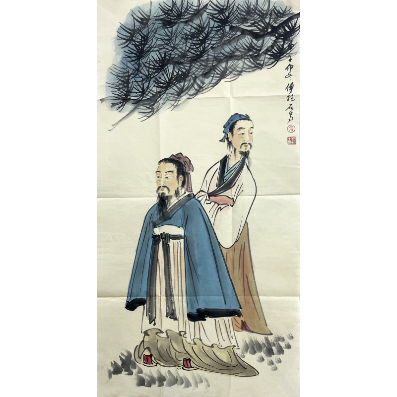 人物图  傅抱石（款）  54138