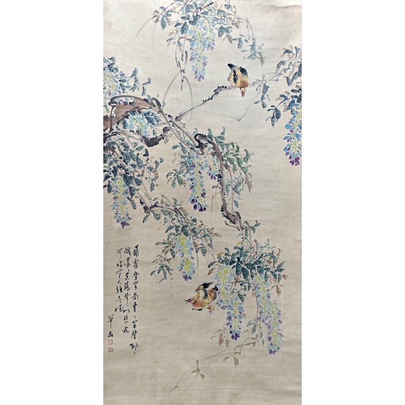 花鸟图 华岩（款）52798