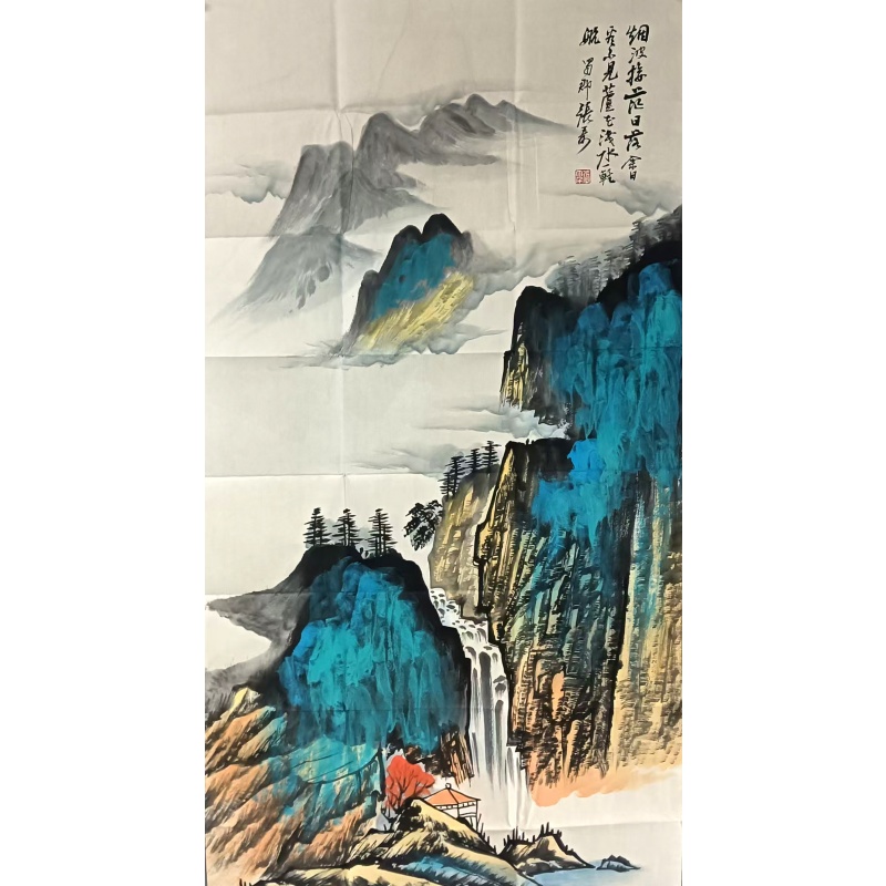 山水画 张大千（款）7373