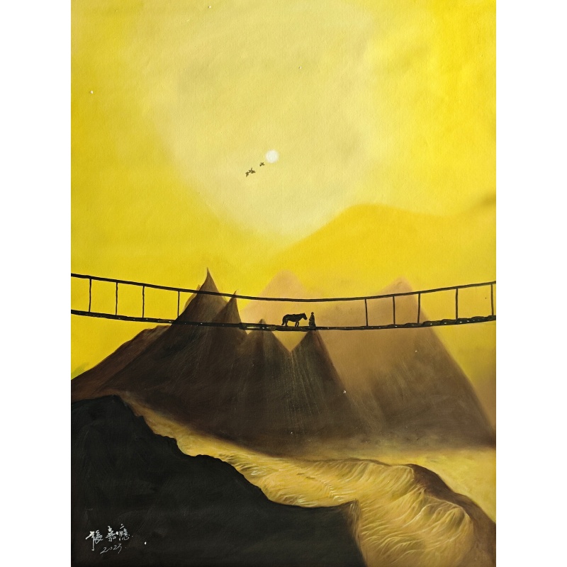 风景油画  张嘉应（款）  802027