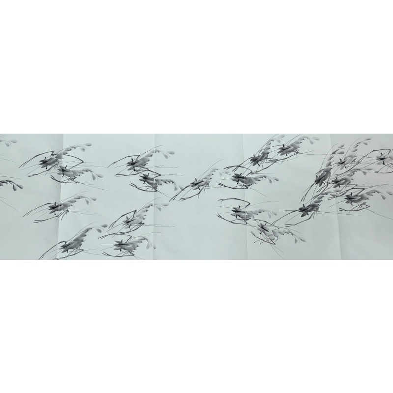 百虾图册页 齐良末（款） 53997