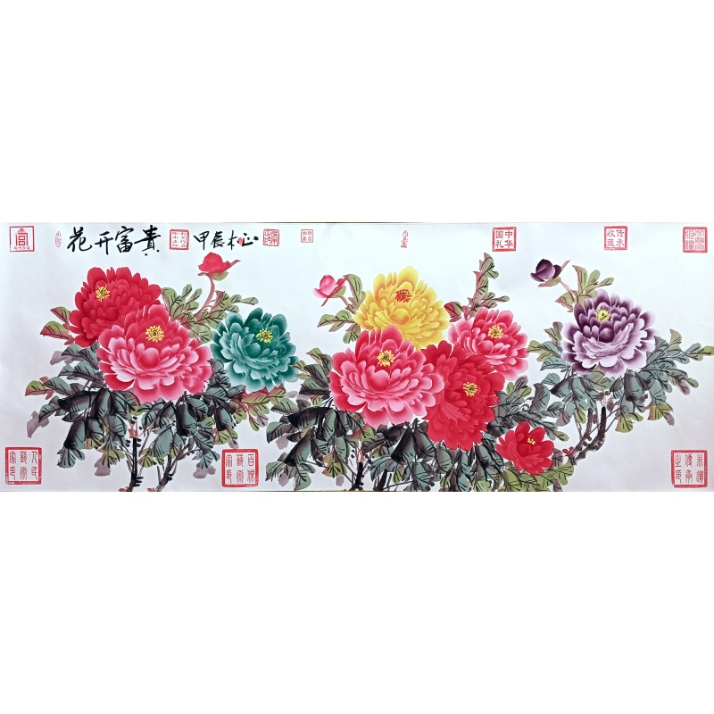 花开富贵 徐本正（款）8708