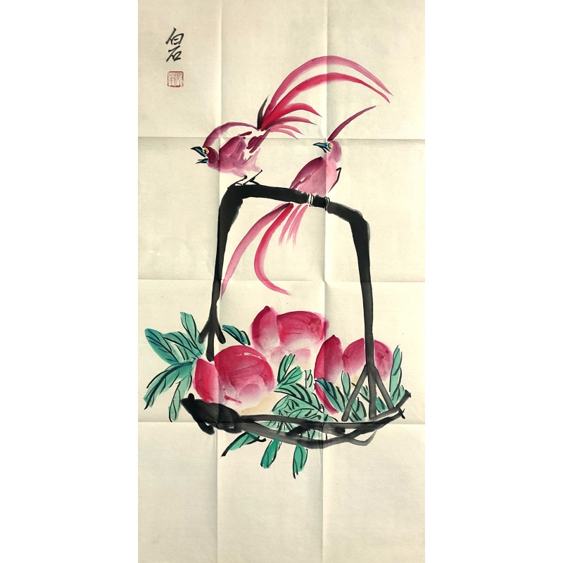 寿桃  齐白石（款）  8634