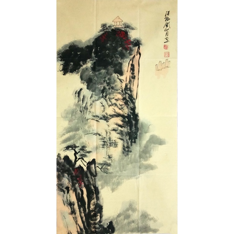 山水画 关山月 （款）7596