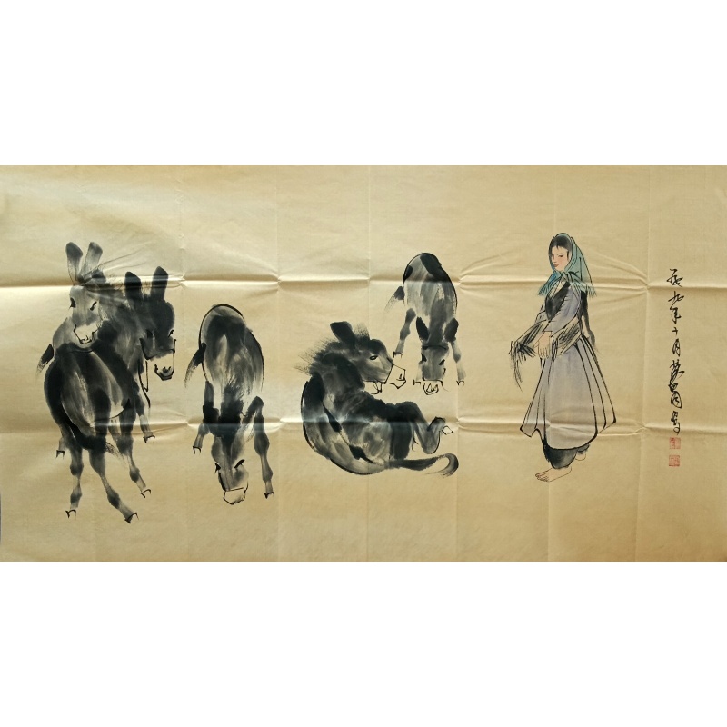 驴黄胄(款)7158