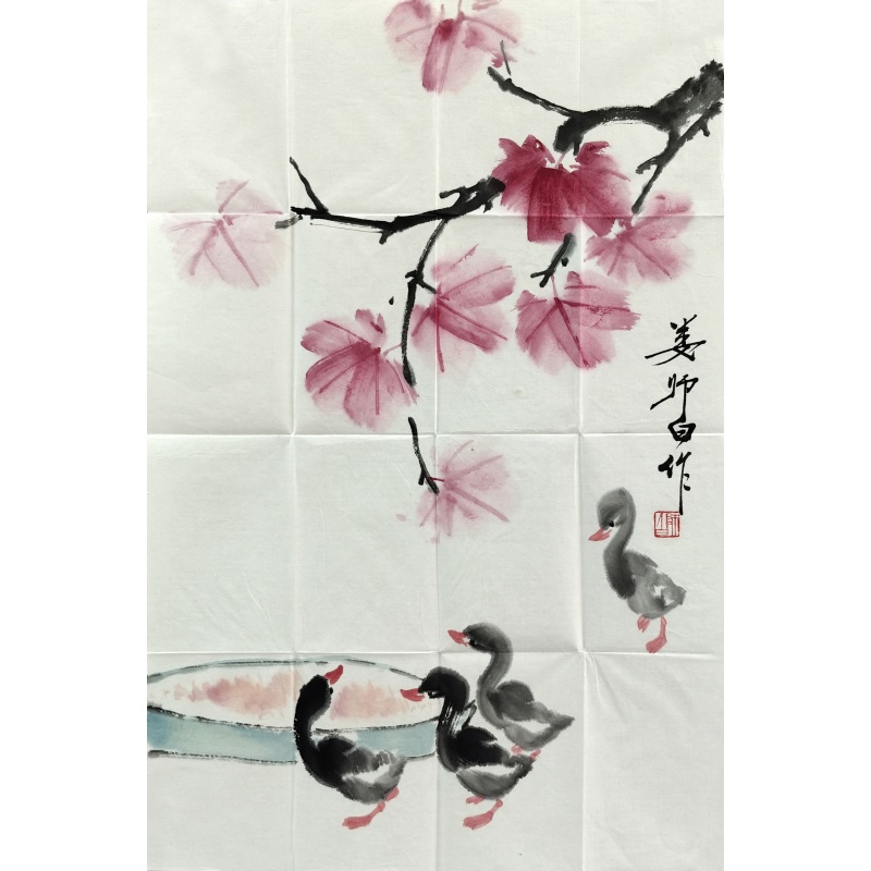花鸟 娄师白（款）53185