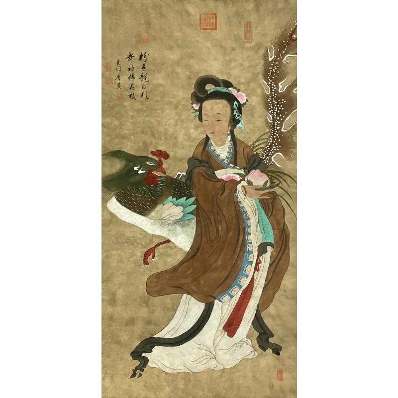 仕女图  唐寅（款）  6041