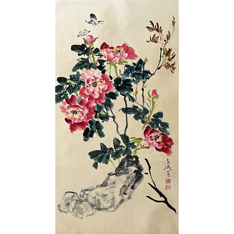 花蝶图 王雪涛（款）52351