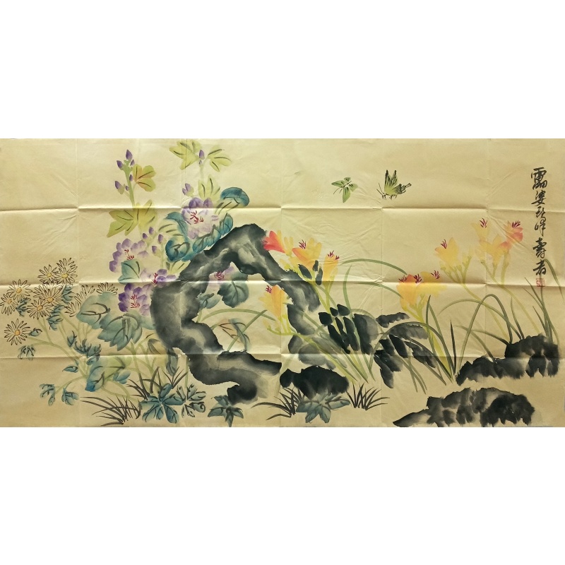 花鸟图 潘天寿（款）7595