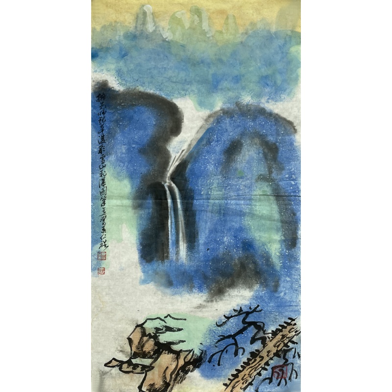 山水画    何仁诰（款）     54699  